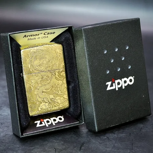 ZIPPO KHẮC RỒNG VÂN MÂY 3D
