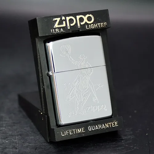 ZIPPO XƯA 1994 - HÀNG XƯA THẬP NIÊN 90s _ CHỦ ĐỀ COWBOY CHIEF