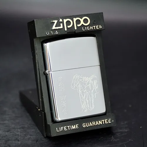 ZIPPO XƯA 1995 - HÀNG XƯA THẬP NIÊN 90s _ CHỦ ĐỀ FAR WEST