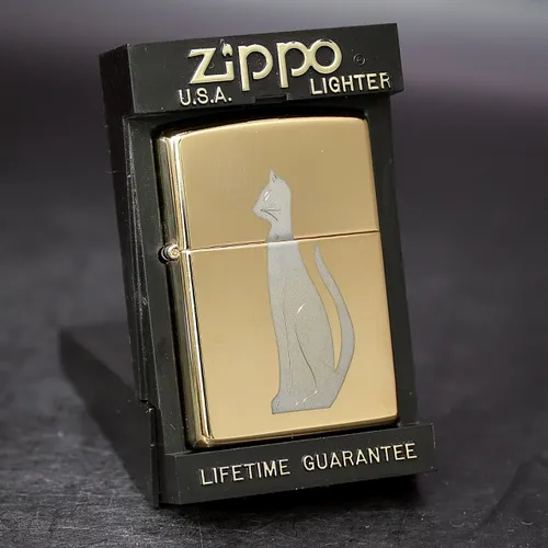 ZIPPO XƯA 1997 - HÀNG XƯA THẬP NIÊN 90s _ CHỦ ĐỀ CON MÈO
