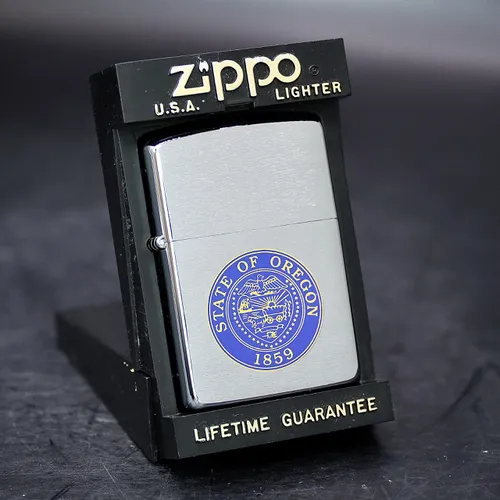 ZIPPO XƯA 1993 - HÀNG XƯA THẬP NIÊN 90s _ CHỦ ĐỀ STATE OF OREGON
