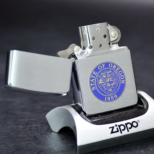 ZIPPO XƯA 1993 - HÀNG XƯA THẬP NIÊN 90s _ CHỦ ĐỀ STATE OF OREGON
