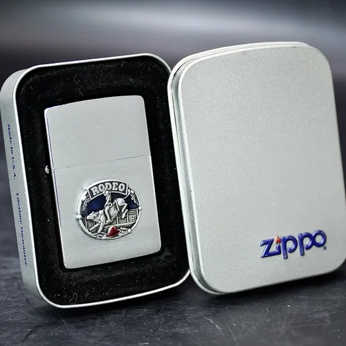 ZIPPO XƯA 1993 - HÀNG XƯA THẬP NIÊN 90s _ CHỦ ĐỀ RODEO EMBLEM
