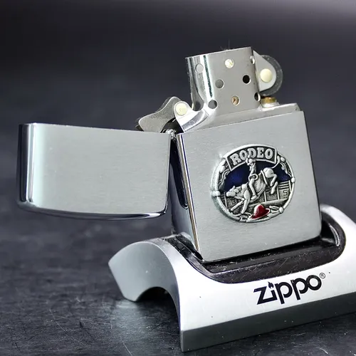 ZIPPO XƯA 1993 - HÀNG XƯA THẬP NIÊN 90s _ CHỦ ĐỀ RODEO EMBLEM