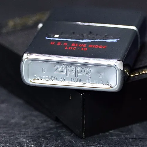 ZIPPO XƯA 1991 - HÀNG XƯA THẬP NIÊN 90s _ CHỦ ĐỀ TÀU CHIẾN BLUE RIDGE LCC-19