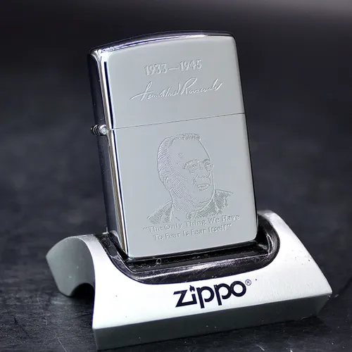 ZIPPO XƯA 1990 - HÀNG XƯA THẬP NIÊN 90s _ CHỦ ĐỀ TỔNG THỐNG ROOSEVELT