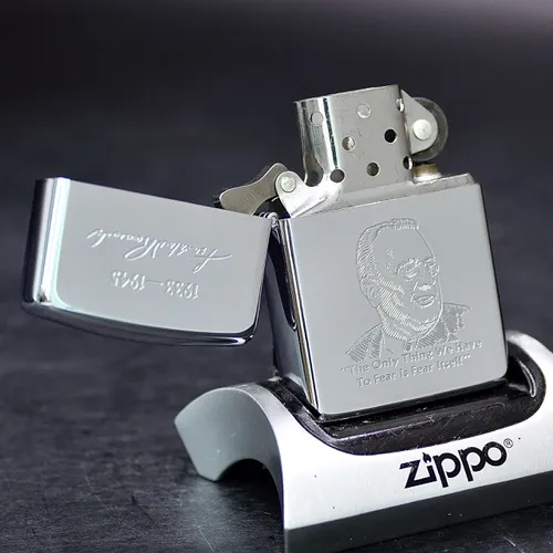 ZIPPO XƯA 1990 - HÀNG XƯA THẬP NIÊN 90s _ CHỦ ĐỀ TỔNG THỐNG ROOSEVELT
