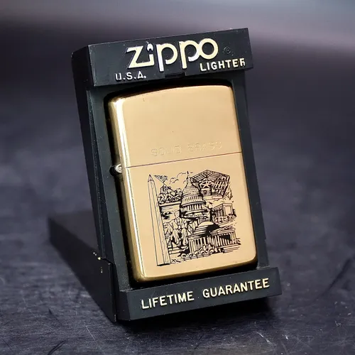 ZIPPO XƯA 32-90 - HÀNG XƯA THẬP NIÊN 90s _ CHỦ ĐỀ WHITE HOUSE