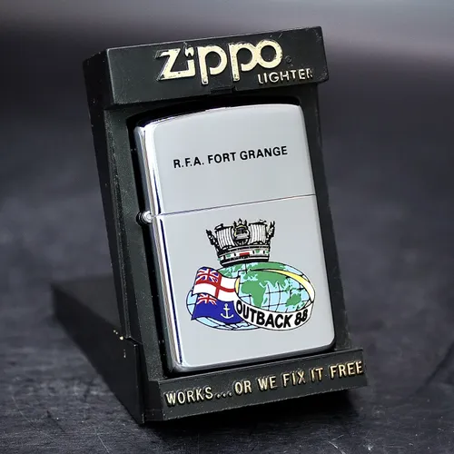 ZIPPO XƯA 1990 - HÀNG XƯA THẬP NIÊN 90s _ CHỦ ĐỀ TÀU HẬU CẦN CỠ LỚN QUÂN ĐỘI ANH