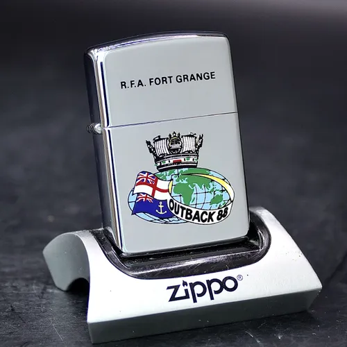 ZIPPO XƯA 1990 - HÀNG XƯA THẬP NIÊN 90s _ CHỦ ĐỀ TÀU HẬU CẦN CỠ LỚN QUÂN ĐỘI ANH
