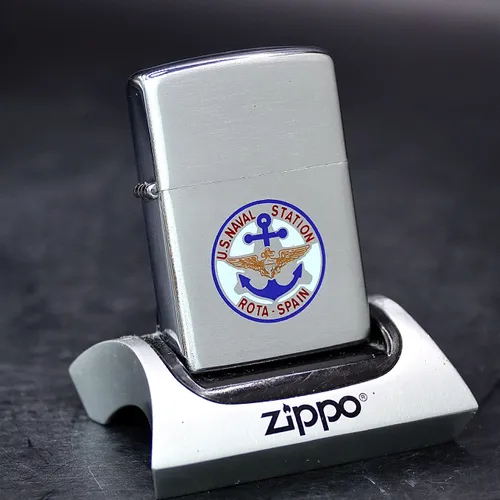 ZIPPO XƯA 1974  - HÀNG XƯA THẬP NIÊN 70s _ CHỦ ĐỀ LOGO CĂN CỨ HẢI QUÂN MỸ