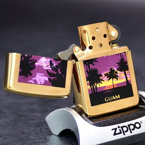ZIPPO XƯA 32-86 - HÀNG XƯA THẬP NIÊN 80s _ CHỦ ĐỀ ĐẢO GUAM