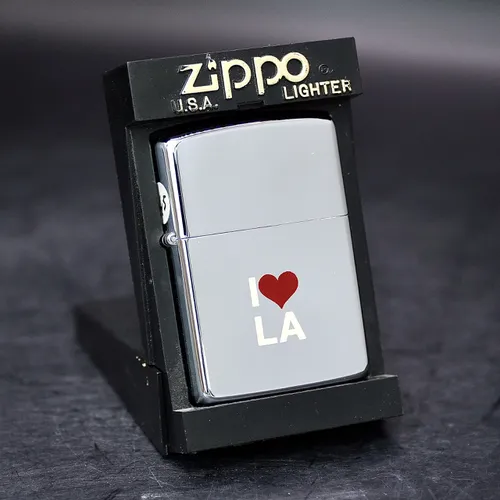 ZIPPO XƯA 1988 - HÀNG XƯA THẬP NIÊN 80s _ CHỦ ĐỀ I LOVE LA