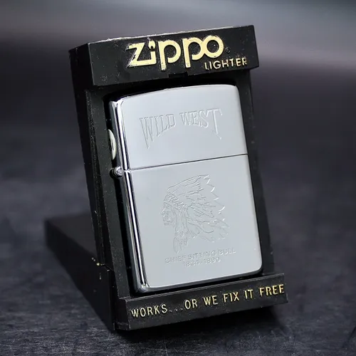 ZIPPO XƯA 1991 - HÀNG XƯA THẬP NIÊN 90s _ CHỦ ĐỀ CHIEF SITTING BULL