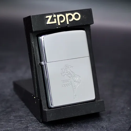 ZIPPO XƯA 1996 CANADA - HÀNG XƯA THẬP NIÊN 90s _ CHỦ ĐỀ WINDY GIRL