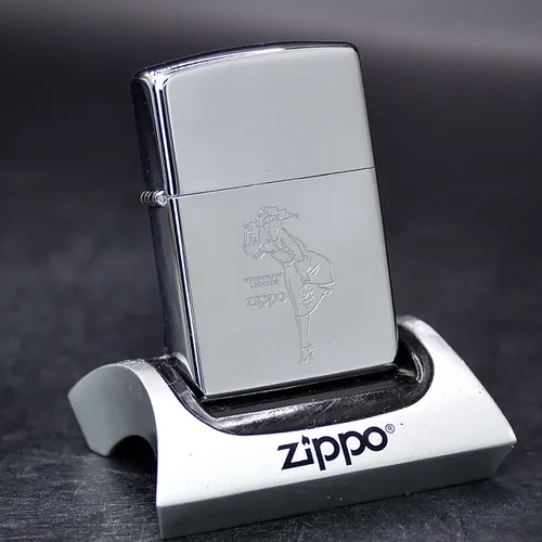 ZIPPO XƯA 1996 CANADA - HÀNG XƯA THẬP NIÊN 90s _ CHỦ ĐỀ WINDY GIRL