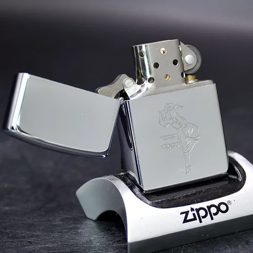 ZIPPO XƯA 1996 CANADA - HÀNG XƯA THẬP NIÊN 90s _ CHỦ ĐỀ WINDY GIRL