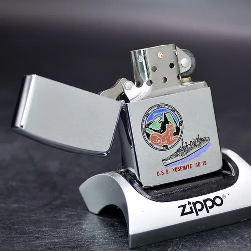 ZIPPO XƯA 1994 - HÀNG XƯA THẬP NIÊN 90s _ CHỦ ĐỀ TÀU CHIẾN YOSIMITE AD-19