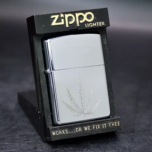 ZIPPO XƯA 1992 - HÀNG XƯA THẬP NIÊN 90s _ CHỦ ĐỀ LÁ VUI VẺ