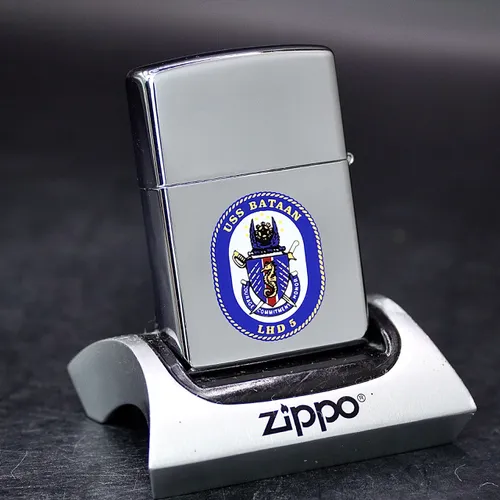 ZIPPO XƯA 1998 - HÀNG XƯA THẬP NIÊN 90s _ CHỦ ĐỀ TÀU CHIẾN BATAAN LHD-5