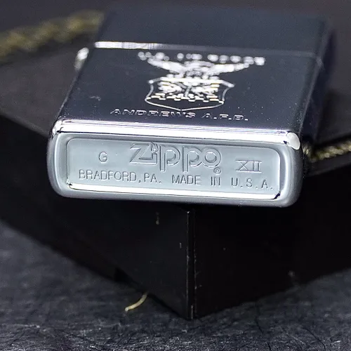 ZIPPO XƯA 1996 - HÀNG XƯA THẬP NIÊN 90s _ CHỦ ĐỀ LOGO CĂN CỨ KHÔNG QUÂN HOA KỲ