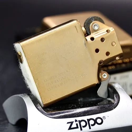 ZIPPO XƯA 32-88 - HÀNG XƯA THẬP NIÊN 80s _ CHỦ ĐỀ SOLID BRASS