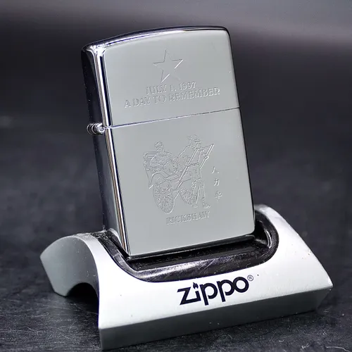 ZIPPO XƯA 1997 - HÀNG XƯA THẬP NIÊN 90s _ CHỦ ĐỀ RICKSHAW
