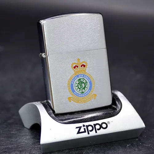 ZIPPO XƯA 1991 - HÀNG XƯA THẬP NIÊN 90s _ CHỦ ĐỀ TRẠM KHÔNG QUÂN HOÀNG GIA ANH