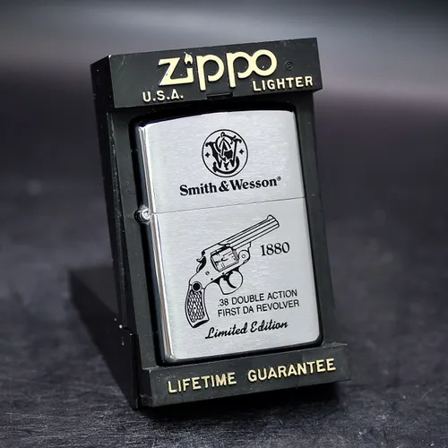 ZIPPO XƯA 1999 - HÀNG XƯA THẬP NIÊN 90s _ CHỦ ĐỀ SÚNG NGẮN Ổ XOAY 38DA 1ST MODEL