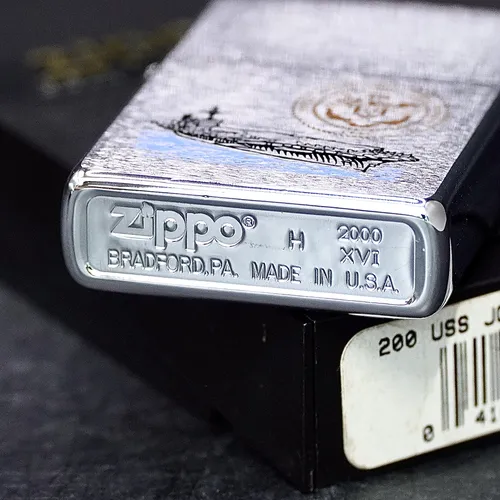 ZIPPO XƯA 2000 - HÀNG XƯA 2000s _ CHỦ ĐỀ TÀU CHIẾN JOHN F. KENNEDY CV-67