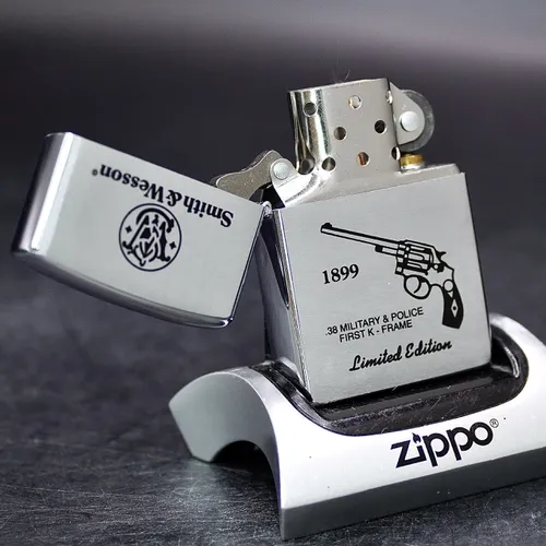ZIPPO XƯA 2000 - HÀNG XƯA 2000s _ CHỦ ĐỀ SÚNG NGẮN Ổ XOAY K-FRAME