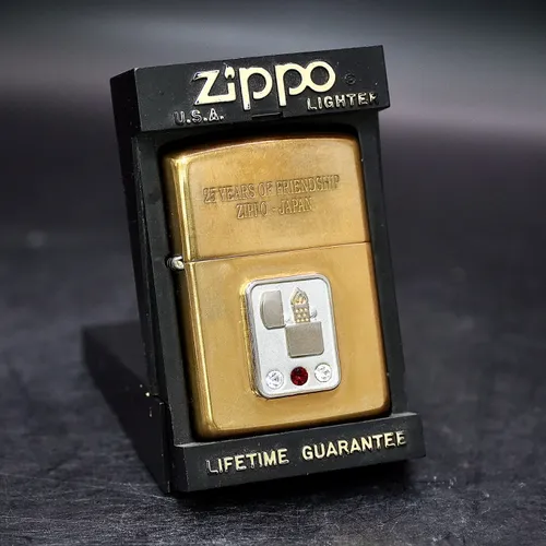 ZIPPO XƯA 1994 - HÀNG XƯA THẬP NIÊN 90s _ CHỦ ĐỀ 25th FRIENDSHIP ZIPPO - JAPAN