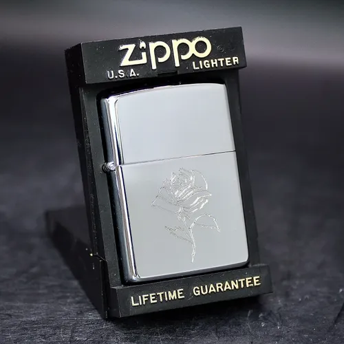 ZIPPO XƯA 1992 - HÀNG XƯA THẬP NIÊN 90s _ CHỦ ĐỀ HOA HÔNG