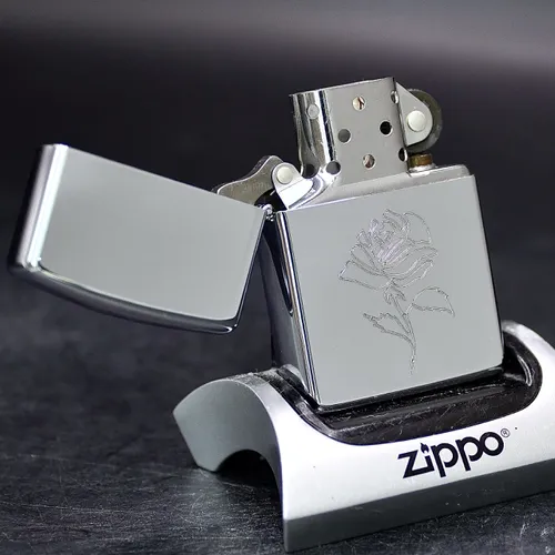 ZIPPO XƯA 1992 - HÀNG XƯA THẬP NIÊN 90s _ CHỦ ĐỀ HOA HÔNG