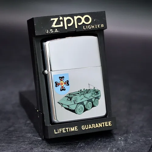 ZIPPO XƯA 1999 - HÀNG XƯA THẬP NIÊN 90s _ CHỦ ĐỀ XE THIẾT GIÁP
