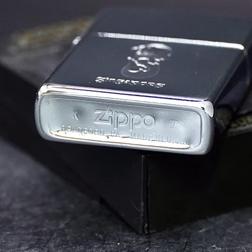 ZIPPO XƯA 1990 - HÀNG XƯA THẬP NIÊN 90s _ CHỦ ĐỀ LINH VẬT SINGAPORE