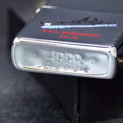 ZIPPO XƯA 1990 - HÀNG XƯA THẬP NIÊN 90s _ CHỦ ĐỀ TÀU CHIẾN WAINWRIGHT CG-28