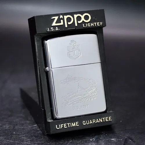 ZIPPO XƯA 1991 - HÀNG XƯA THẬP NIÊN 90s _ CHỦ ĐỀ TÀU CHIẾN THỦY QUÂN LỤC CHIẾN