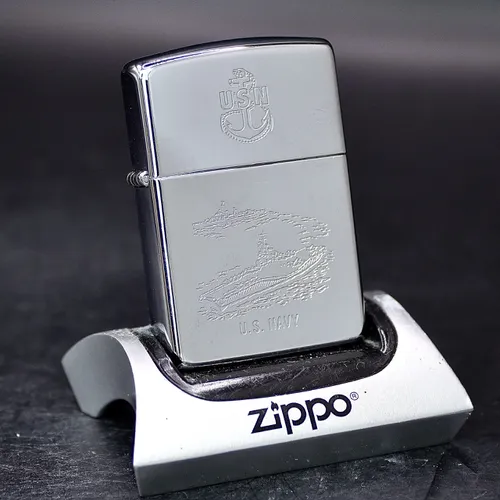ZIPPO XƯA 1991 - HÀNG XƯA THẬP NIÊN 90s _ CHỦ ĐỀ TÀU CHIẾN THỦY QUÂN LỤC CHIẾN