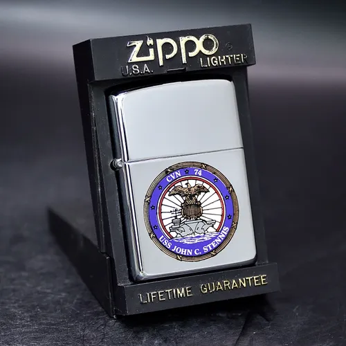 ZIPPO XƯA 1996 - HÀNG XƯA THẬP NIÊN 90s _ CHỦ ĐỀ HUY HIỆU JOHN C. STENNIS CVN-74
