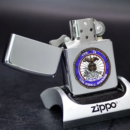 ZIPPO XƯA 1996 - HÀNG XƯA THẬP NIÊN 90s _ CHỦ ĐỀ HUY HIỆU JOHN C. STENNIS CVN-74