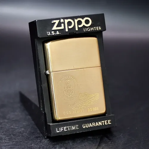 ZIPPO XƯA 1994 - HÀNG XƯA THẬP NIÊN 90s _ CHỦ ĐỀ TÀU CHIẾN HEWITT DD-966