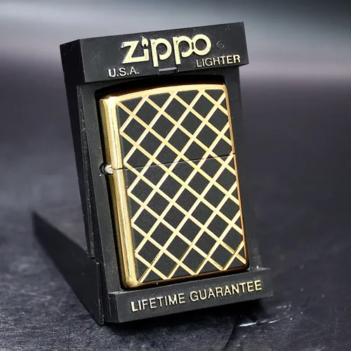 ZIPPO XƯA 1996 - HÀNG XƯA THẬP NIÊN 90s _ CHỦ ĐỀ HỌA TIẾT LATTICE