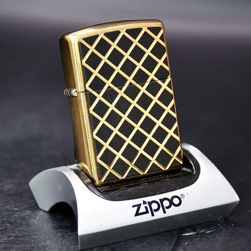ZIPPO XƯA 1996 - HÀNG XƯA THẬP NIÊN 90s _ CHỦ ĐỀ HỌA TIẾT LATTICE