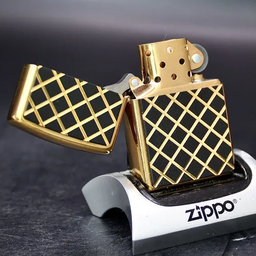 ZIPPO XƯA 1996 - HÀNG XƯA THẬP NIÊN 90s _ CHỦ ĐỀ HỌA TIẾT LATTICE