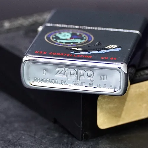 ZIPPO XƯA 1992 - HÀNG XƯA THẬP NIÊN 90s _ CHỦ ĐỀ TÀU CHIẾN CONSTELLATION CV-64