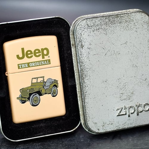 ZIPPO XƯA 2000 - HÀNG XƯA 2000s _ CHỦ ĐỀ XE JEEP