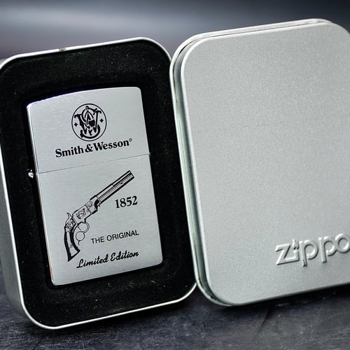 ZIPPO XƯA 2000 - HÀNG XƯA 2000s _ CHỦ ĐỀ SÚNG Ổ XOAY 1852