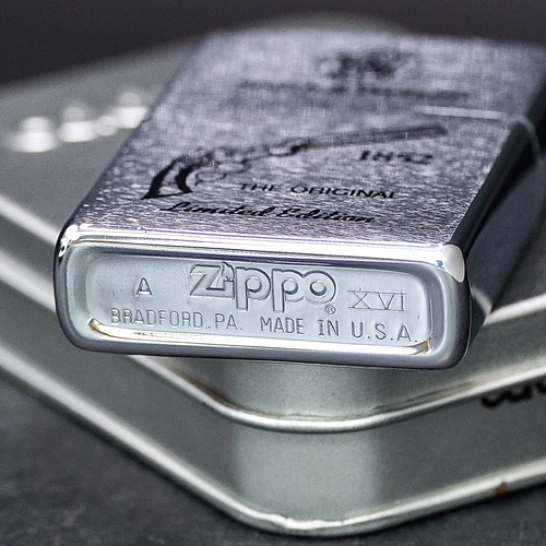 ZIPPO XƯA 2000 - HÀNG XƯA 2000s _ CHỦ ĐỀ SÚNG Ổ XOAY 1852