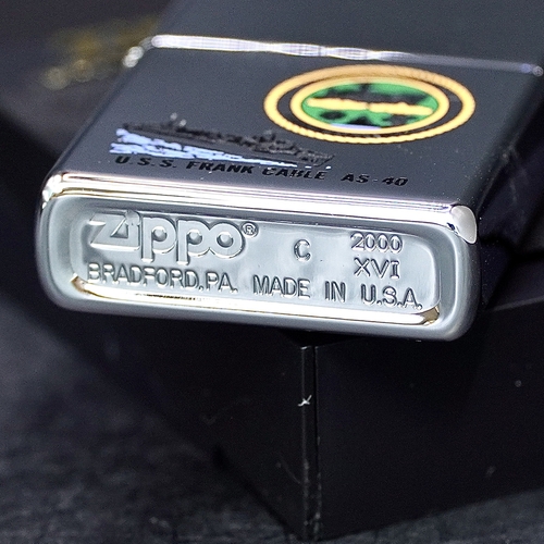 ZIPPO XƯA 2000 - HÀNG XƯA 2000s _ CHỦ ĐỀ TÀU CHIẾN FRANK CABLE AS-40